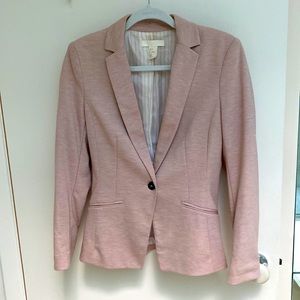 H&M light pink blazer